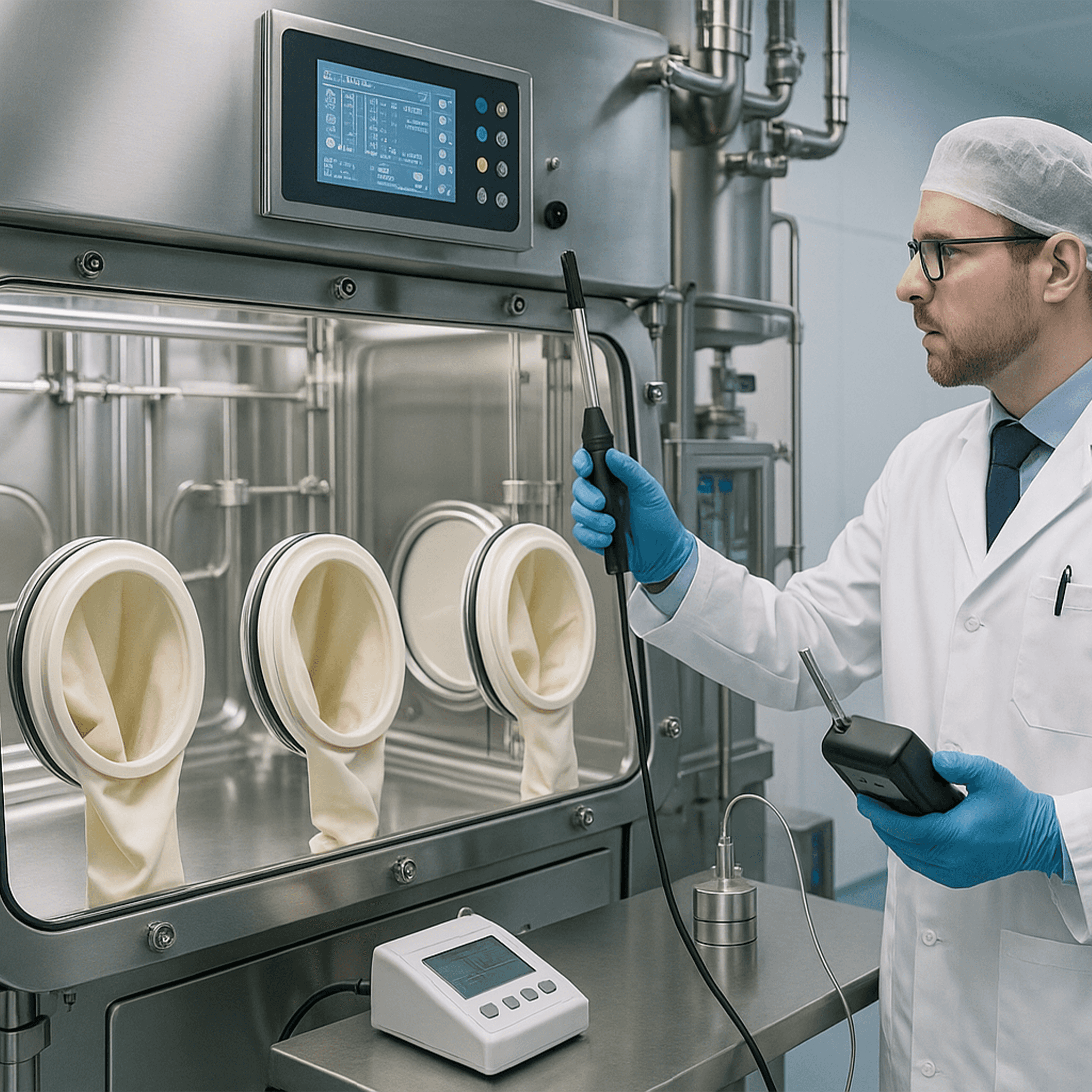 Professional containment validation in pharmaceutical isolator using surrogate powder