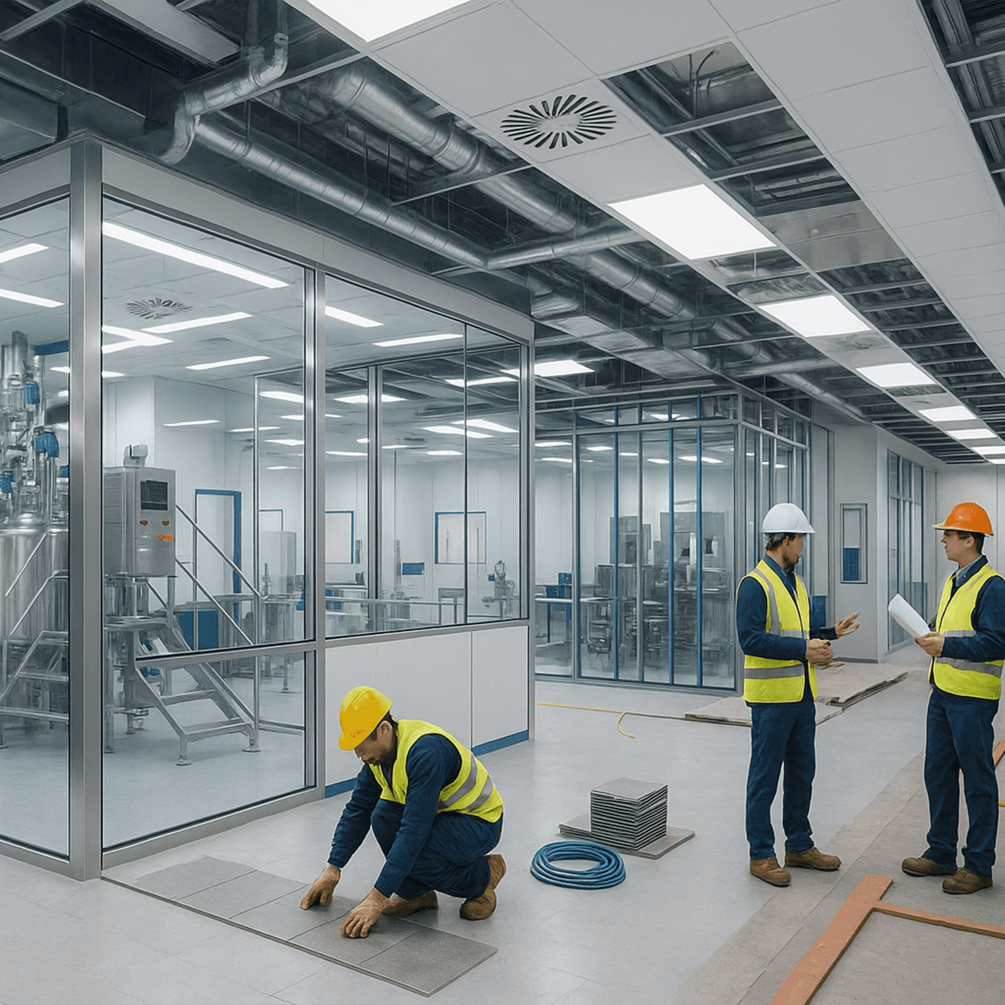 Pharmaceutical facility construction and design