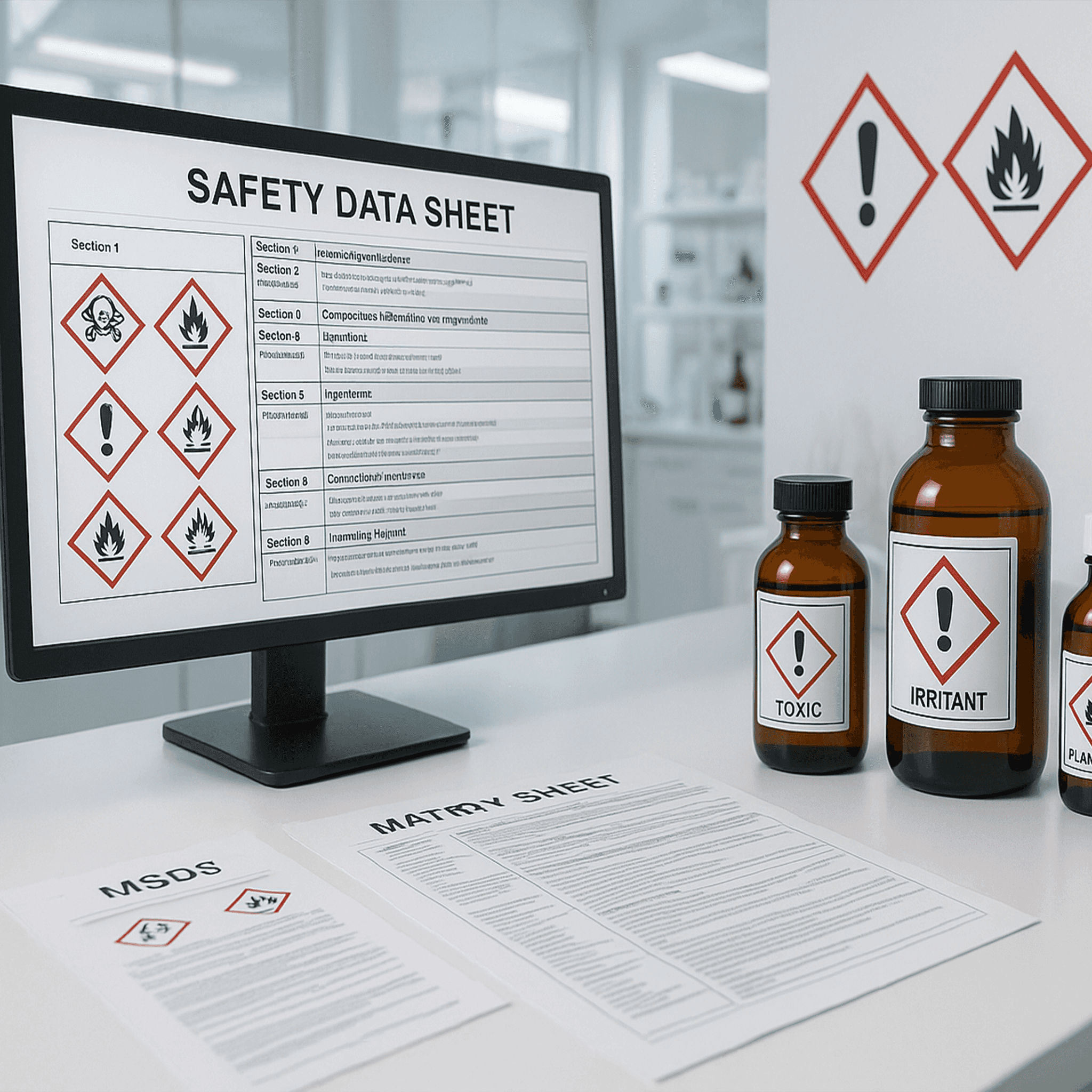 MSDS SDS preparation service for pharmaceuticals